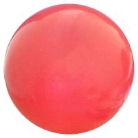 Мяч для художественной гимнастики (коралловый с блестками) (20 см, вес-400гр.) T07574